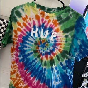 tie dye huf shirt